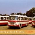 Autobusový průvod Prahou 7. 6. 2015 – 90 let autobusů v Praze