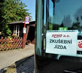 Testování minibusu ISUZU NovoCiti Life v Děčíně