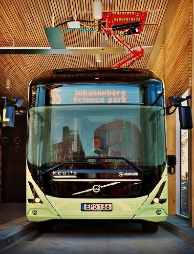 Elektrobusy v Göteborgu 1OK