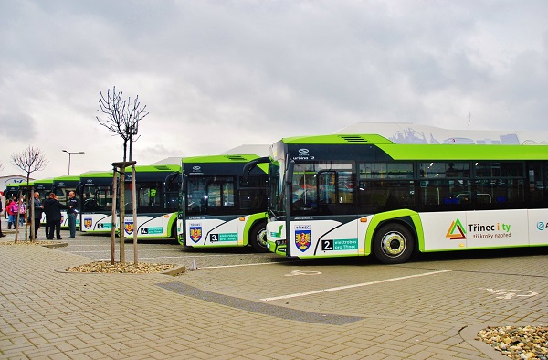Deset nových elektrobusu PERUN ze Škoda Electric pro město Třinec (foto: Zdeněk Nesveda) 