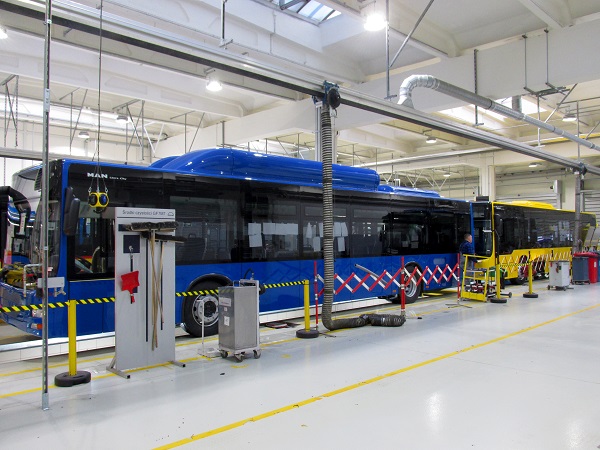 Cílem projektu bylo integrovat všechny výrobní procesy z továrny v Poznani do továrny ve Starachowicích (foto: MAN Truck & Bus)