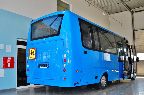 Hotový autobus připravený na předání zákazníkovi (foto: Zdeněk Nesveda)