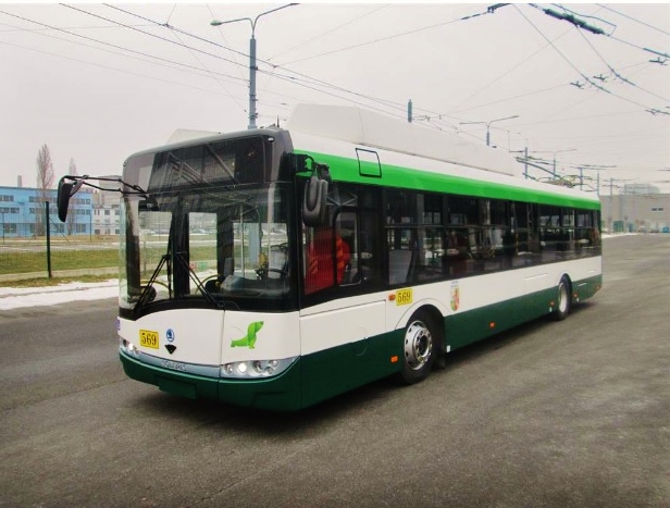 Nové parciální trolejbusy Škoda - Solaris v Plzni (foto: PMDP)