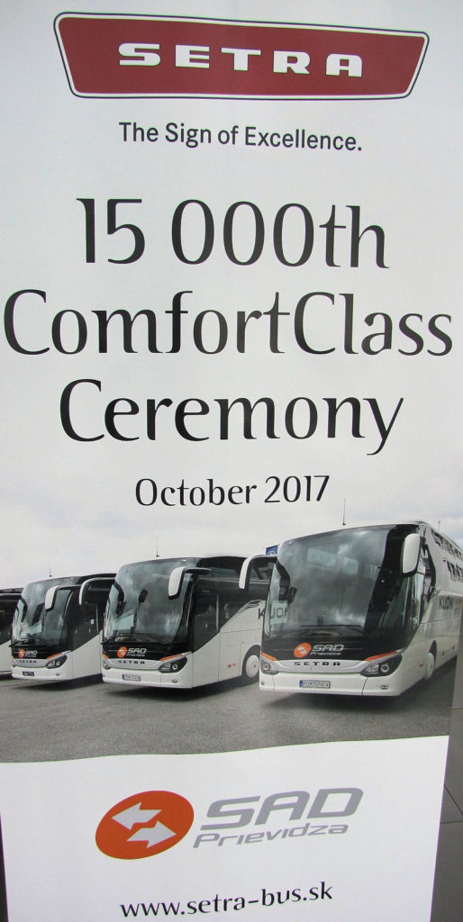 Celosvetovo 15-tisíci autobus Setra radu ComfortClass (foto: Olga Kováčov BUSportál SK)