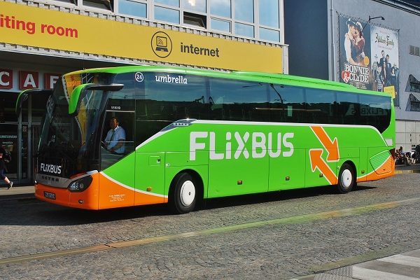 FlixBus v Praze na autobusovém nádraží Florenc (foto: Zdeněk Nesveda) 