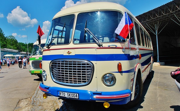 Celostátní sraz historických autobusů - RTO KLUB Lešany 2018 