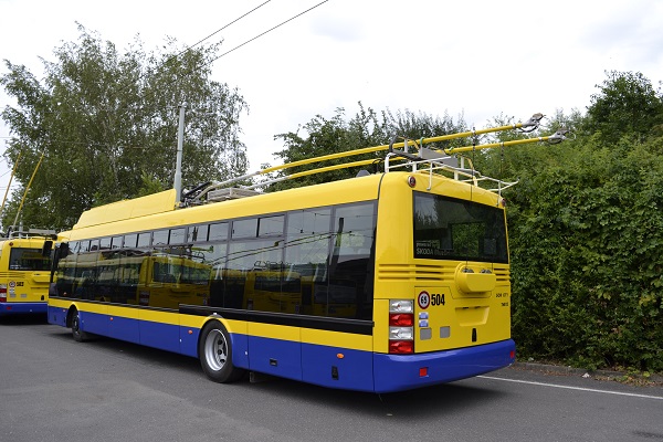Pět nových parciálních trolejbusů Škoda 30Tr začne jezdit v Teplicích (foto: ARRIVA)