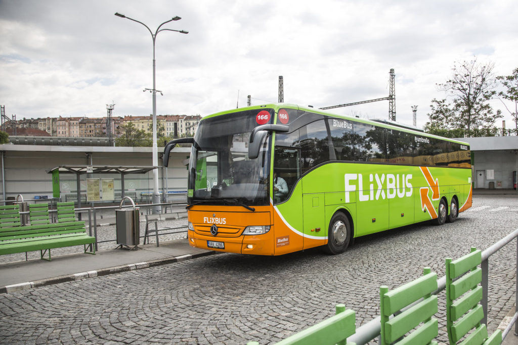 FlixBus v na AN Praha Florenc