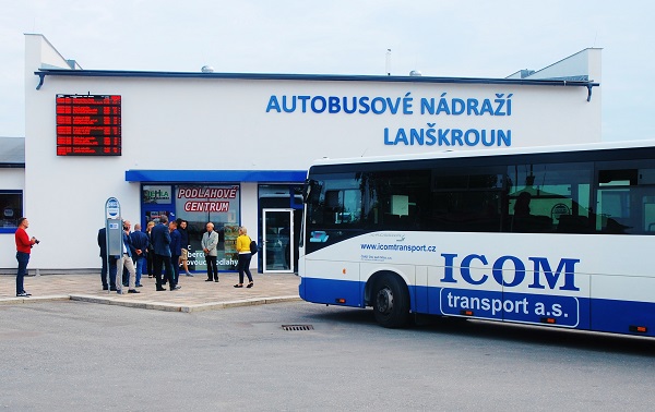 Nové moderní autobusové nádraží v Lanškrouně slavnostně otevřel ICOM transport 30. srpna 2019 (foto: Zdeněk Nesveda)