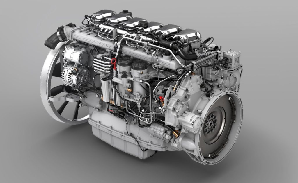 Nový motor  Scania – DC13 166 s výkonem 540 koní (foto: Scania)