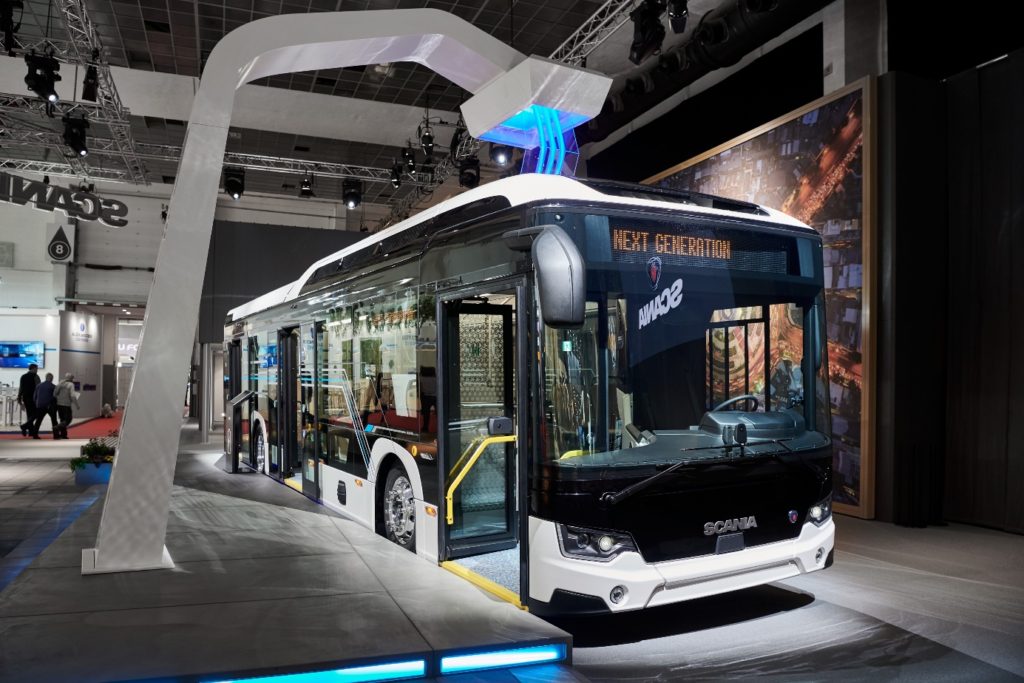 Autobusy Scania na veletrhu BUSWORLD