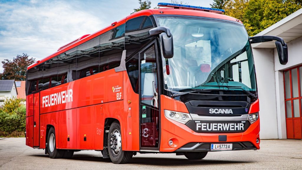 Autobus Scania Hasiči