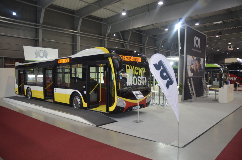 Nízkopodlažní městský autobus SOR NS12 diesel (ilustrační foto: Zdeněk Nesveda)