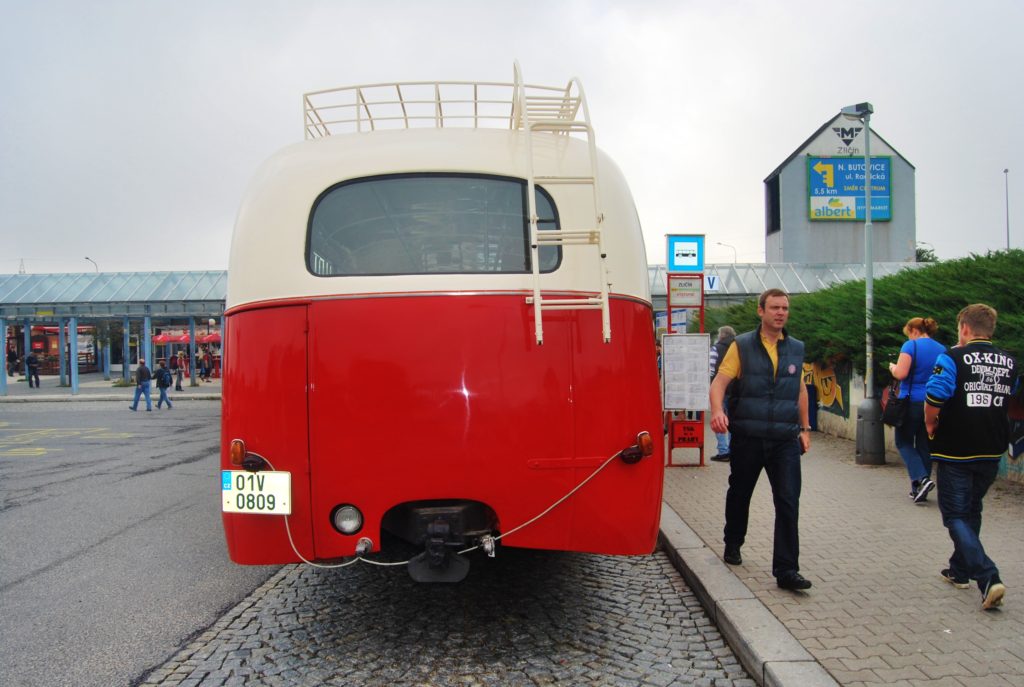 Poválečný československý autobus Škoda 706 RO 1951 ve sbírce muzea DPP (foto: Zdeněk Nesveda) 