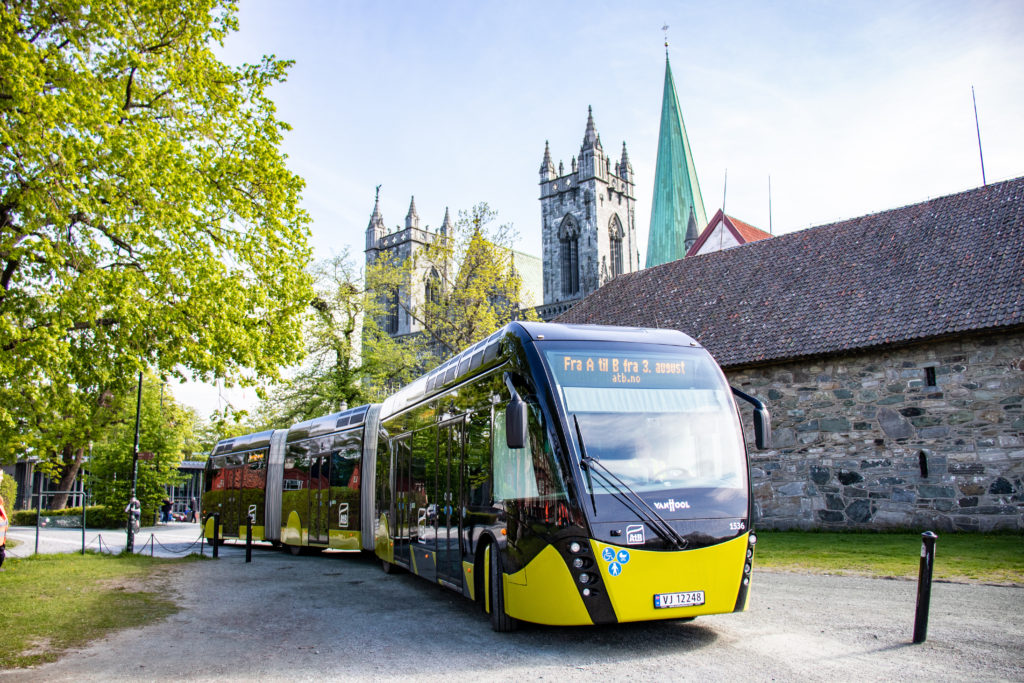 Metrobus Van Hool  Exqui.City v norském Trondheimu