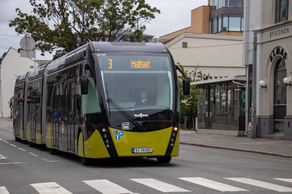 Metrobus Van Hool  Exqui.City v norském Trondheimu