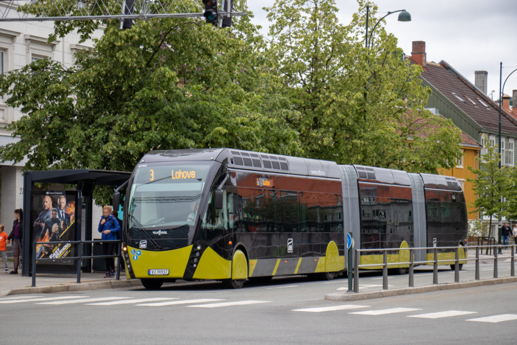 Metrobus Van Hool  Exqui.City v norském Trondheimu